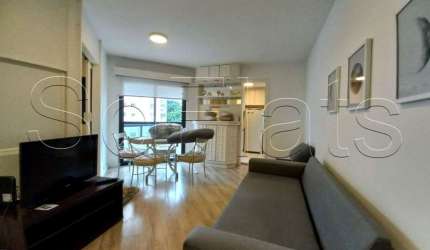 Apartamento com 02 dormitórios mobiliado e com serviços nos Jardins