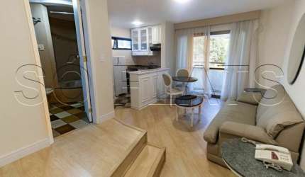 Flat Paulista Wall Street disponível para venda com 48m²e 01 vaga de garagem