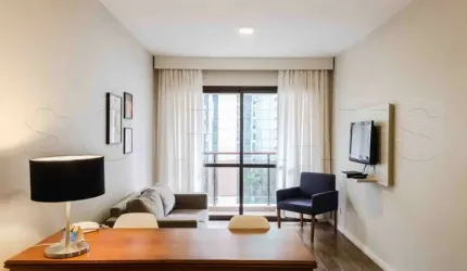 Flat disponível para locação próximo a Avenida Paulista, Masp, Metrô Trianon com entrada imediata.