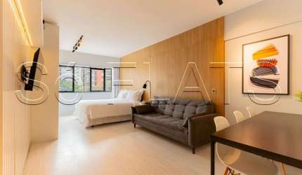 Flat Sol Alphaville disponível para venda com 42m², 01 dorm e 01 vaga de garagem