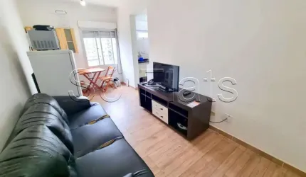 Flat São Paulo Suite Service disponível para locação com 1 dorm e 1 vaga de garagem
