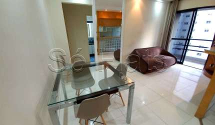 Flat Spazio Vitae disponível para locação com 41m² e  1 vaga de garagem.