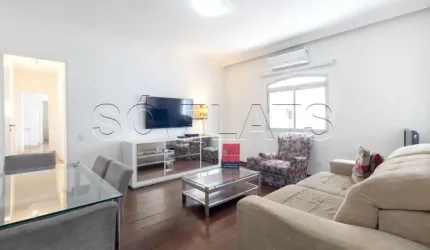 Flat lindo e mobiliado com 2 dorms e 1 vaga de garagem disponível para locação na região dos Jardins