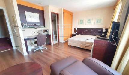 Flat na Vila Olímpia disponível para venda com 25m² e 01 vaga de garagem