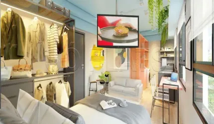 Studio Nurban Vila Mariana, apto disponível para venda com 24m², 01 dormitório
