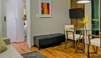 Maravilhoso flat no Brooklin com 2x dorms, próximo a Av. Jornalista Roberto Marinho. Consulte-nos.