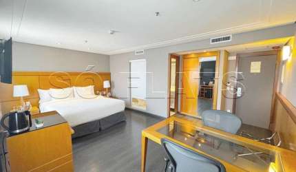 Flat com 29m² no Jardim Europa para investimento no pool.
