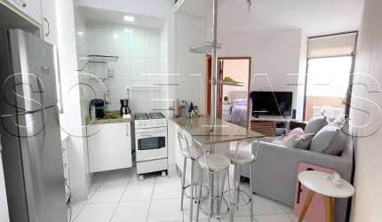 Flat Moema Studio disponível para venda com 40m², 01 dorm e 01 vaga de garagem próximo ao aeroporto.