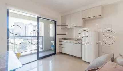 Apto no Residencial Vox Vila Olímpia disponível para locação com 35m² e 1 vaga de garagem.