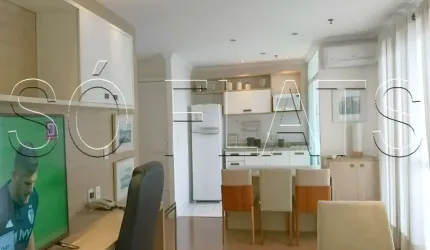 Apto moderno e todo mobiliado disponível para locação próx do Shop Vila Olimpia Av, dos Bandeirantes