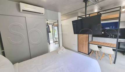 Lindo Residencial Diseno Pinheiros disponível para locação com 32m², 1 dormitório e 1 vaga.