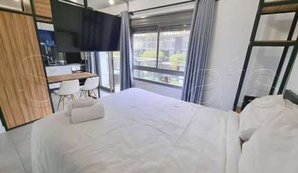 Lindo Residencial Diseno Pinheiros disponível para locação com 32m², 1 dormitório e 1 vaga.