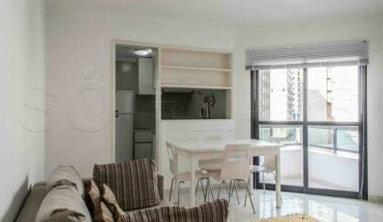 Apartamento com 02 dormitórios mobiliado e com serviços nos Jardins