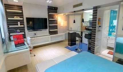 Flat Tryp Higienópolis disponível para venda com 32m², 01 dorm e 01 vaga de garagem