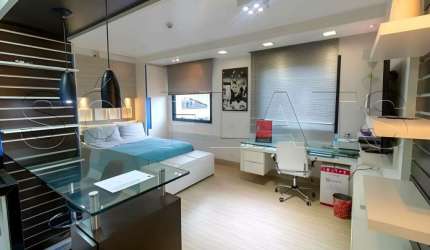 Flat Tryp Higienópolis disponível para venda com 32m², 01 dorm e 01 vaga de garagem