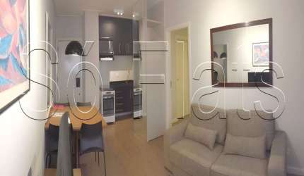 Flat Paulista Park disponível para venda com 45m², 01 dorm e 01 vaga de garagem