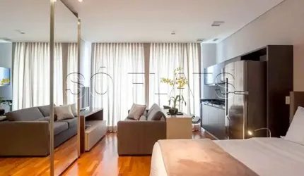 Flat disponível para locação próximo ao Shopping JK Iguatemi e fácil acesso a Faria Lima.