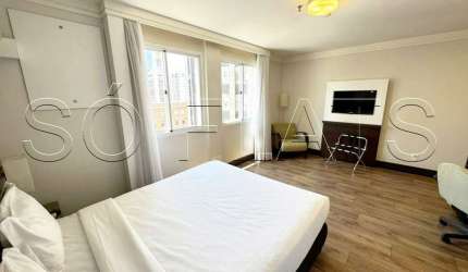 Apartamento no Brooklin totalmente mobiliado.