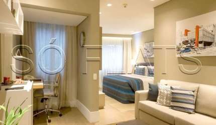 Flat Transamérica Berrini, disponível para venda com 87m², 02 dorms e 02 vagas