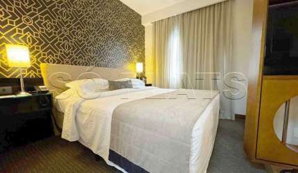 Flat Estanplaza Funchal disponível para venda com 28m², 01 dorm e 01 vaga de garagem