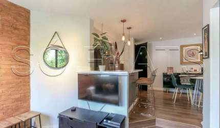 Flat Park Plaza Brooklin, disponível para venda com 49m², 01 dorm e 01 vaga de garagem