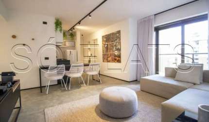 Flat La Residence Itaim disponível para compra com 60m² 02 dormitórios e 01 vaga de garagem
