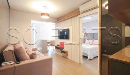 Flat disponível para locação ao lado da Marg Pinheiros, com fácil acesso a Av. Brig Faria Lima.