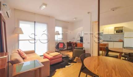 Flat totalmente mobiliado disponível para venda com 42m², 01 dorm e 01 vaga