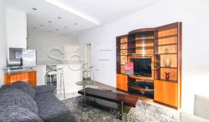 Flat Le Bougainville com 1 dorm e 1 vaga disponível para locação em Alphaville