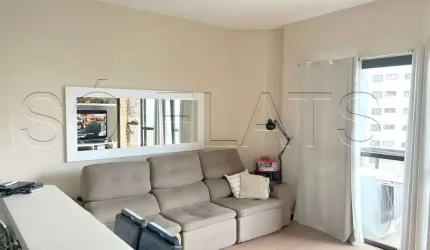 Flat Montecattini disponível mobiliado com 48m², 01 dorm e 01 vaga