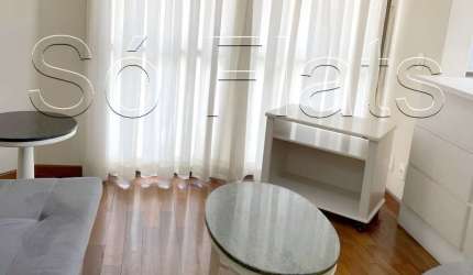 Flat Paulista Wall Street disponível para venda com 47m², 01 dorm e 01 vaga de garagem