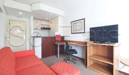 Flat no Space Valley disponível para locação com 36m², 1 dormitório e 1 vaga de garagem