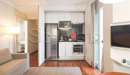 Flat Estanconfor Villa Olímpia disponível para venda com 40m², 01 dormitório e 01 vaga de garagem