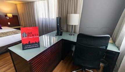 Flat Wyndham São Paulo Berrini disponível para venda com 29m², 1 dormitório e 1 vaga de garagem