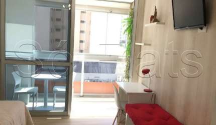 Studio Universo Augusta, studio com 22m² e 1 dorm para locação na Rua Augusta,  totalmente equipado.