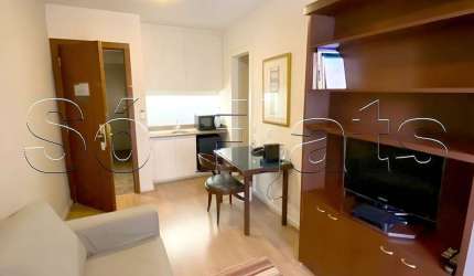 Flat Grand Mercure Itaim disponível para venda com 34m², 01 dormitório  e 01 vaga de garagem