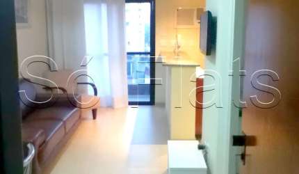 Place Vendome, flat com 52m² 1 dorm próximo da Avenida Ibirapuera, disponível locação