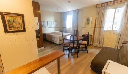 Flat Wyndham São Paulo Paulista disponível para venda com 27m², 1 dormitório e 1 vaga de garagem