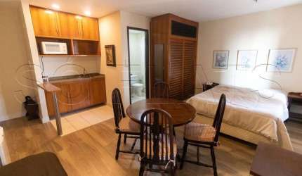 Flat Wyndham São Paulo Paulista disponível para venda com 27m², 1 dormitório e 1 vaga de garagem