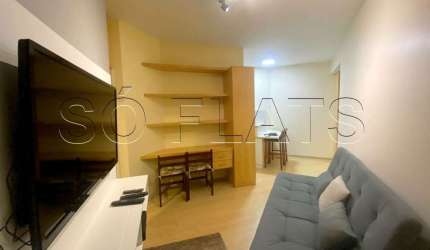 Apartamento no Stagium Studio, disponível para locação com 1 dormitório e 1 vaga de garagem.
