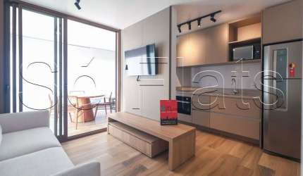 Apto no D'Oru Vila Nova Conceição contendo 46m², 1 dormitório e 1 vaga disponível para locação.