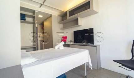Flat estilo Studio disponível para locação no bairro de Pinheiros, contendo 22m².