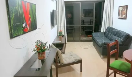 Apto no Central Park disponível para locação contendo 61m², 2 dormitórios e 1 vaga de garagem.