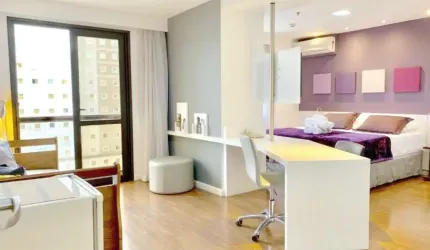 Flat Mercure Sp Paraíso com 33m² mobiliado. Investimento próx a Av Paulista