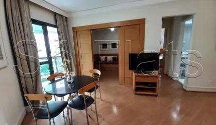 Flat com 02 dorms na região do Paraíso, próximo a Av Paulista e Shopping Patio Paulista.