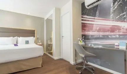 Mercure Vila Olímpia, flat totalmente mobiliado e com serviços para investimento.