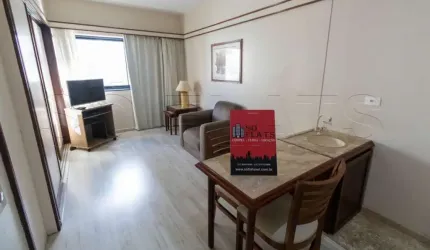 Flat com excelentes serviços e ótima localização no Jardim Paulista. Sem burocrcia na locação.