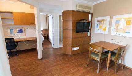 Excelente flat na mais privilegiada região de São Paulo.