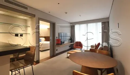 Flat George V Itaim disponivel para venda, com 60m², 1 dormitório e 1 vaga de garagem