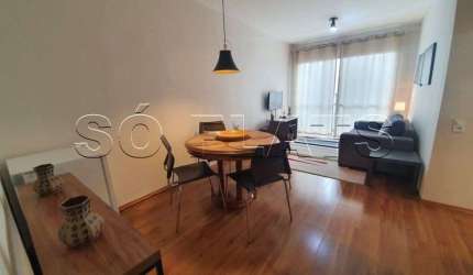 Flat p/ Locação nos Jardins 47m² com visão maravilhosa para o bairro. Sem burocracia.